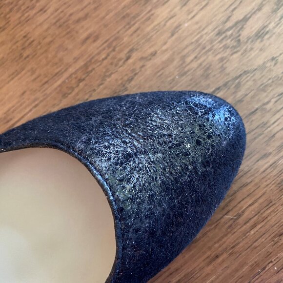 Escarpin de soirée à talon haut en cuir noir - Picture 5 of 7